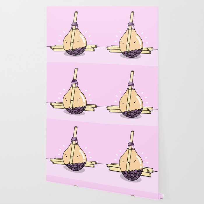 Boba Tea Buddy Wallpaper By Danielaenriquez Society6