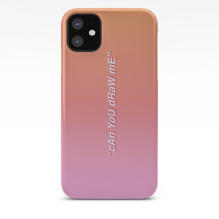 Can You Draw Me Iphone Case By Isabellestaub Society6