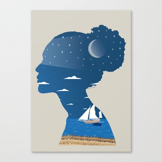 Her Canvas Print