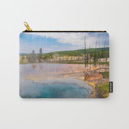 Yellowstone National Park Geyser Landscape Photography Print Carry-All Pouch