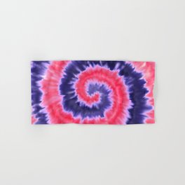 Grape Spiral Tie-dye Hand & Bath Towel
