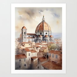 Florence Italy  Art Print