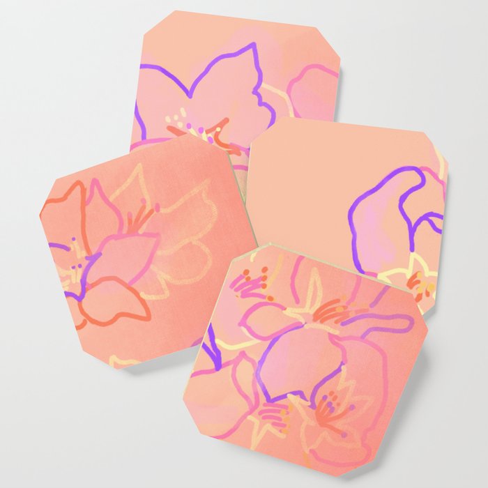 Ultra Peach Blossom  Coaster
