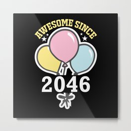 new year gifts Awesome Since 2046 Metal Print | Happy2022, Hello2022, 2022Newyear, Funny, Holiday, Year2022, Newyear2022, Happy, Welcome2022, 2022 
