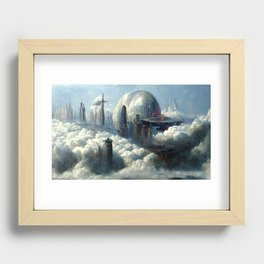 Heavenly City Recessed Framed Print