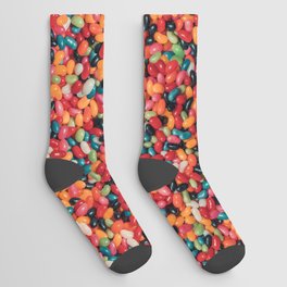 Vintage Jelly Bean Real Candy Pattern Socks