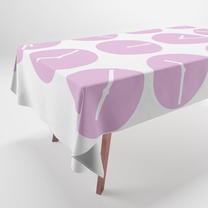 Minimal clock collection 22 Tablecloth