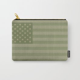 Camo Stars and Stripes – USA Flag in Military Camouflage Colors [FalseFlag 1] Carry-All Pouch