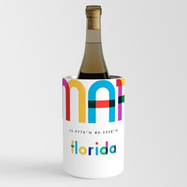 Miramar Florida Mid Century, Pop Art, Wine Chiller