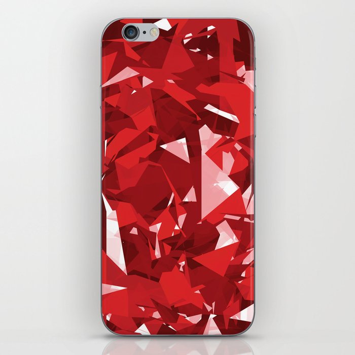 Abstract Red iPhone Skin