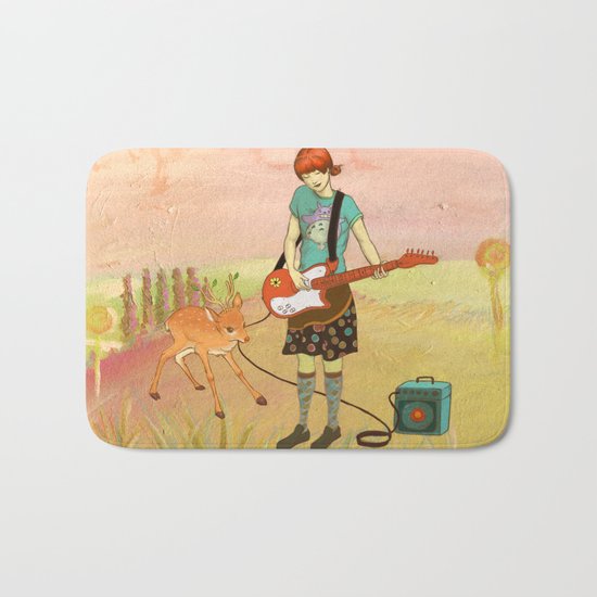 Guitar Fawn Bath Mat