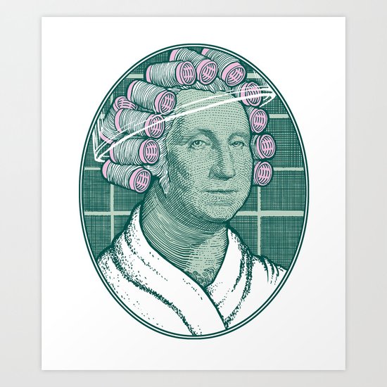 Laundering Day Art Print