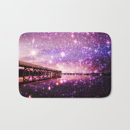 Enchanting Bridge Over Mystic Waters Bath Mat
