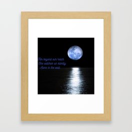 Luna Haiku Framed Art Print