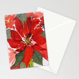 Poinsettia, Flower of the Holy Night Stationery Card