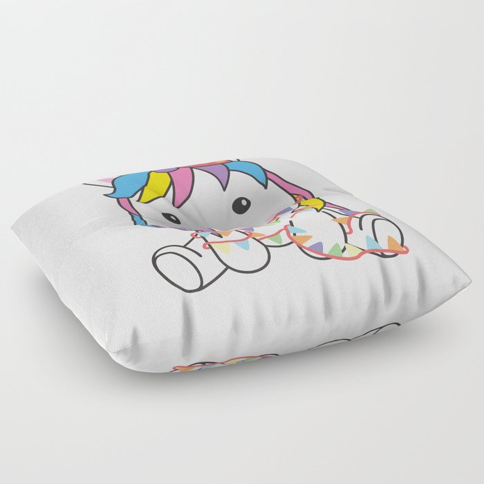 Birthday Unicorn For Kids A Birthday Floor Pillow