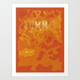 SUMMIT Art Print