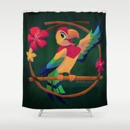 José the Tiki Bird Shower Curtain