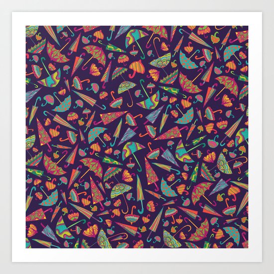 April Showers Art Print