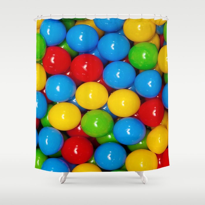 LOAD OF BALLS. Shower Curtain