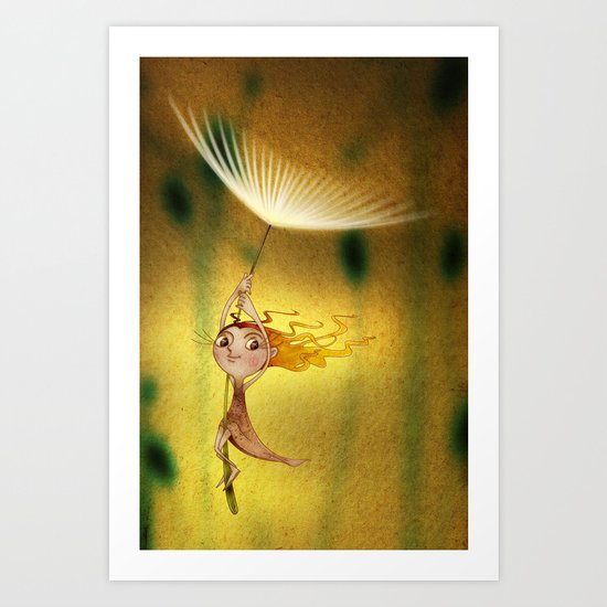 Flying Art Print