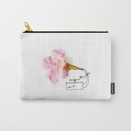 Victroflower Carry-All Pouch | Flowers, Mixed Media, Disc, Photo, Cute, Victrola 