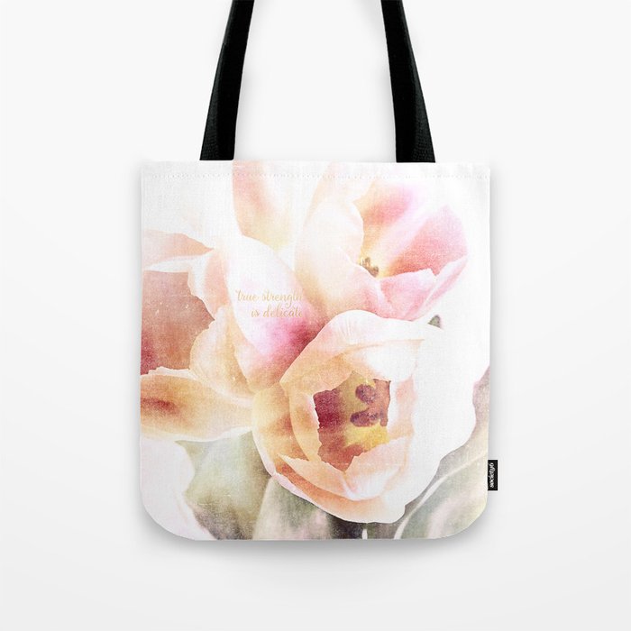 spring tulips delicate Tote Bag