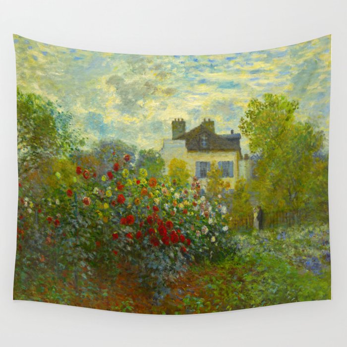 Claude Monet Impressionist Landscape Oil Painting A Corner Of The
