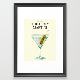 Dirty-Martini Framed Art Print
