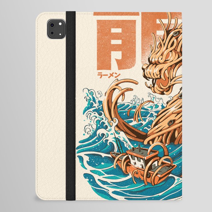 Great Ramen Dragon off Kanagawa iPad Folio Case