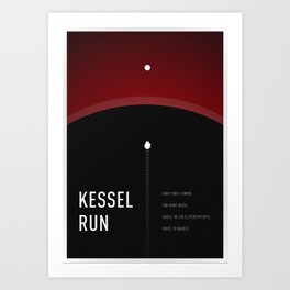 Kessel Run Art Print