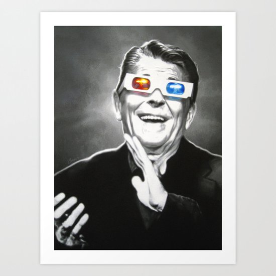 Reaganesque Art Print