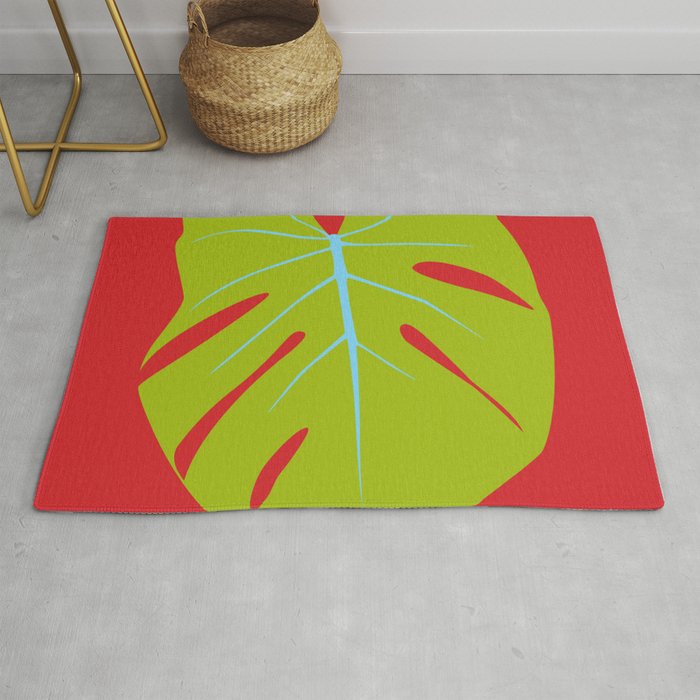 Tropical Leaf - Young Monstera Rug