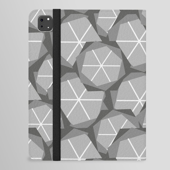 gray stones pattern iPad Folio Case