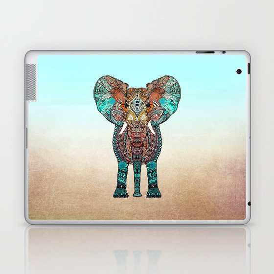 BOHO SUMMER ELEPHANT Laptop & iPad Skin