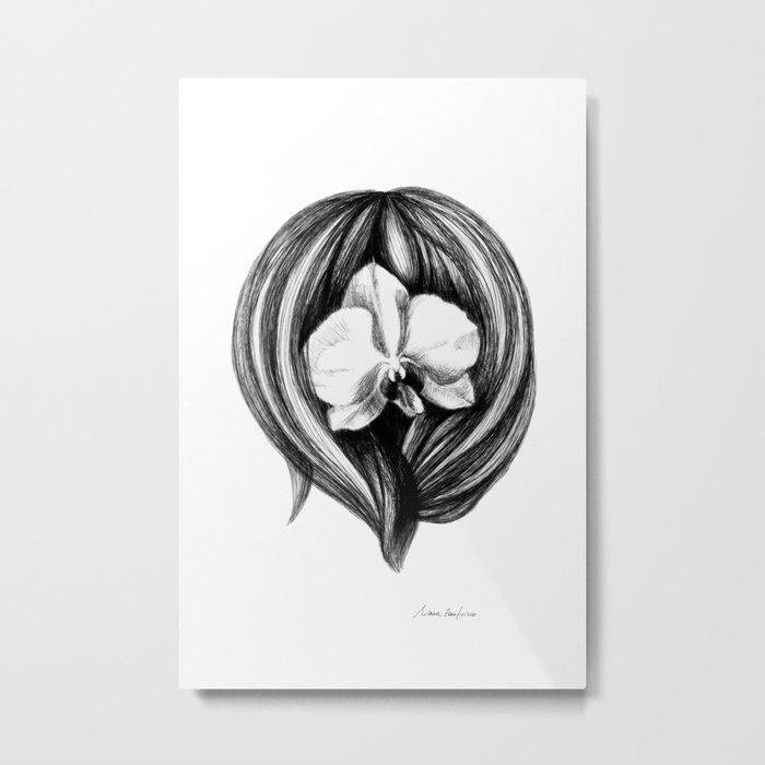 Orchidea Metal Print