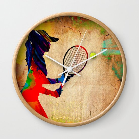 Tennis Wall Clock