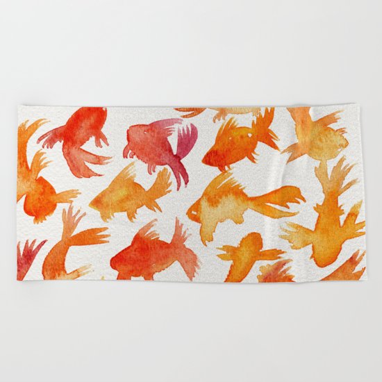Goldfish Beach Towel