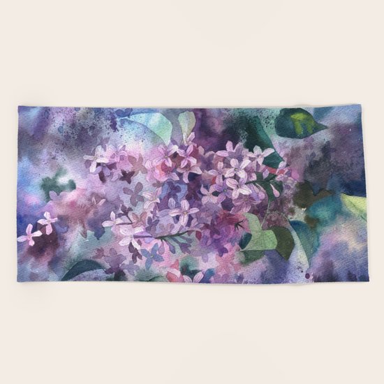 Lilac Beach Towel