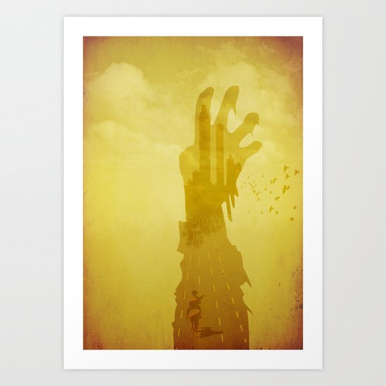 Abandoned Highway Art Print