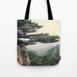 China Photography - Forest Covering Hills And Mountains Tote Bag