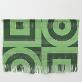 Vanishing Point - Mixed - Easy Being Green Wall Hanging
