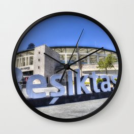 Besiktas JK Football Club Stadium Istanbul Wall Clock