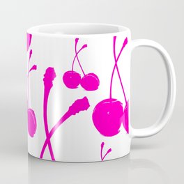 Pink neon Cherry Coffee Mug