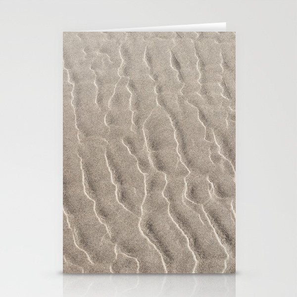 Abstract sand pattern - beachlife summer nature and travel photography Stationery Cards