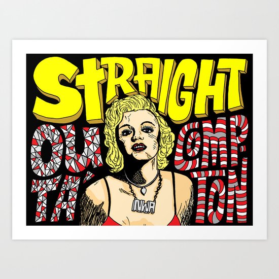 Straight Outa' Compton Art Print