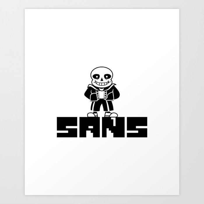 Sans Undertale Art Board Prints for Sale