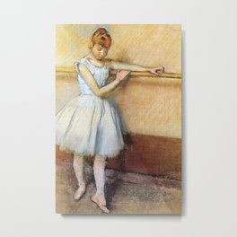 Dancer At The Barre By Edgar Degas | Reproduction | Famous French Painter Metal Print | Classic Reproduction, Light Dark Academia, Romanticism Fantasy, The Famous Pictures, Piece And Pieces Q0, Color Graphicdesign, College Dorm Room Of, Classical Museum, Painting Paintings, Retro Renissance Bed 