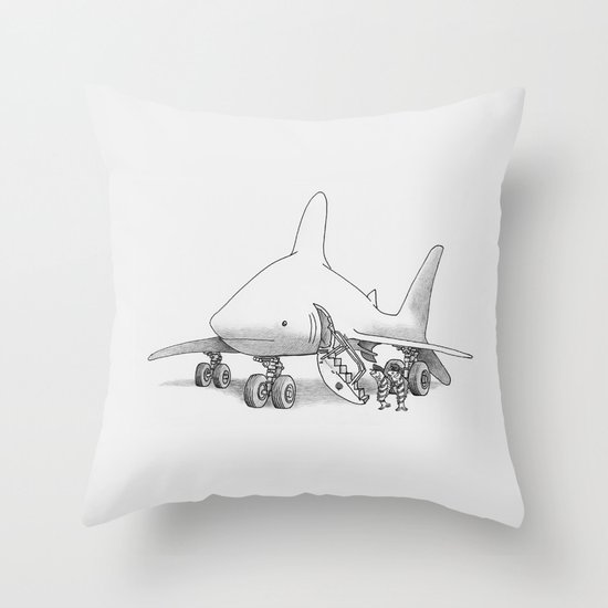 Pilot Fish Throw Pillow