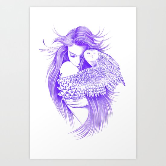 Kiss Art Print